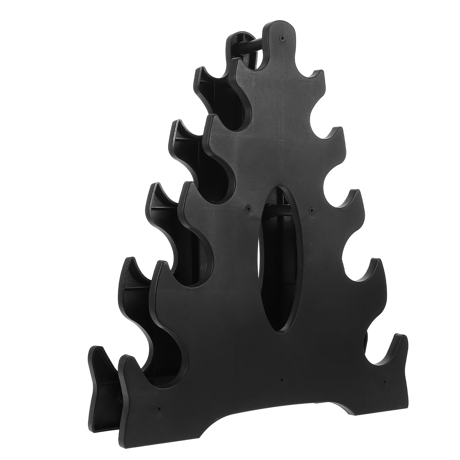 Guardin Bells Rack EXHUMKY Dumb Bell Rack 1Set Black PVC Material for Exercise and ...