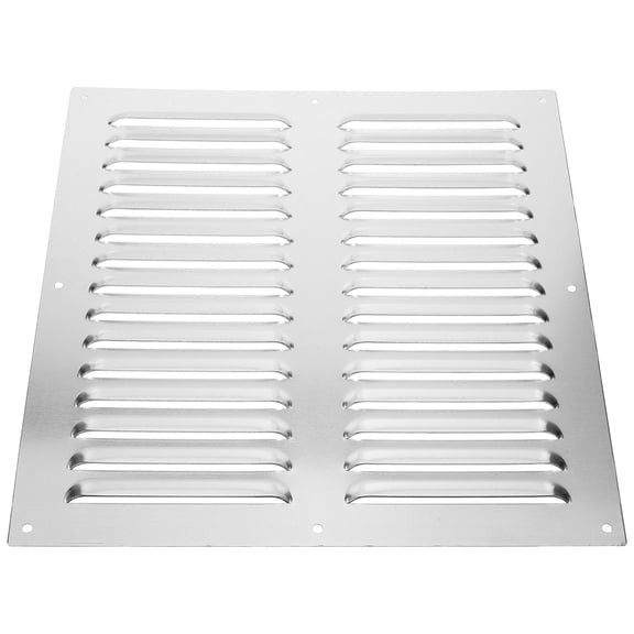 EXHUMKY Exhumky Plated Silver Ventilation Grille for Home Use Easy Install Stainless Steel