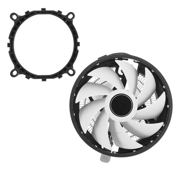 EXHUMKY Easy Install Black Computer Cooling Fan Mute Design High Speed for Pc Accessories