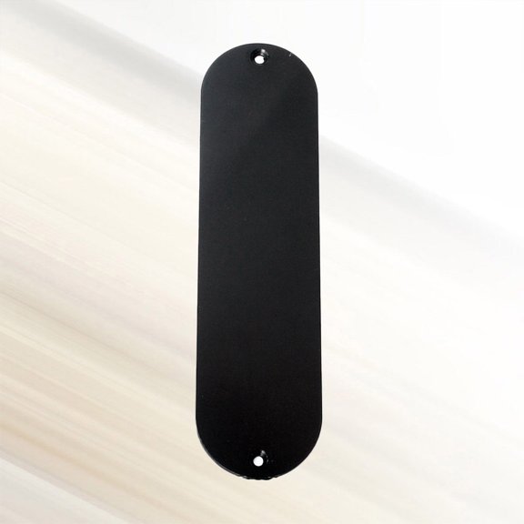 EXHUMKY Guitar Bridge Control Plate Black Plastic with Smooth Edges for Electric Guitar