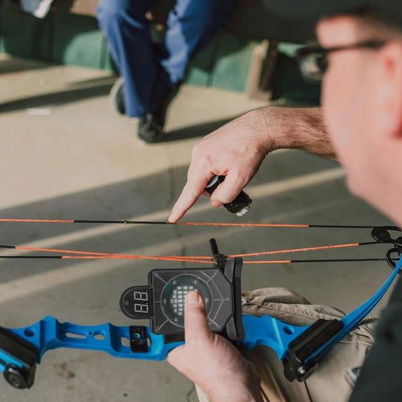 EXHUMKY Electronic Shooting Target Infrared Sound Effects Black Plastic for Sports