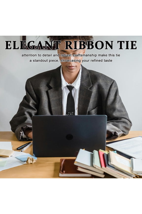 Fancy Ties For Women Bow Tie Black Elegant Polyester 1Pcs For Formal Events