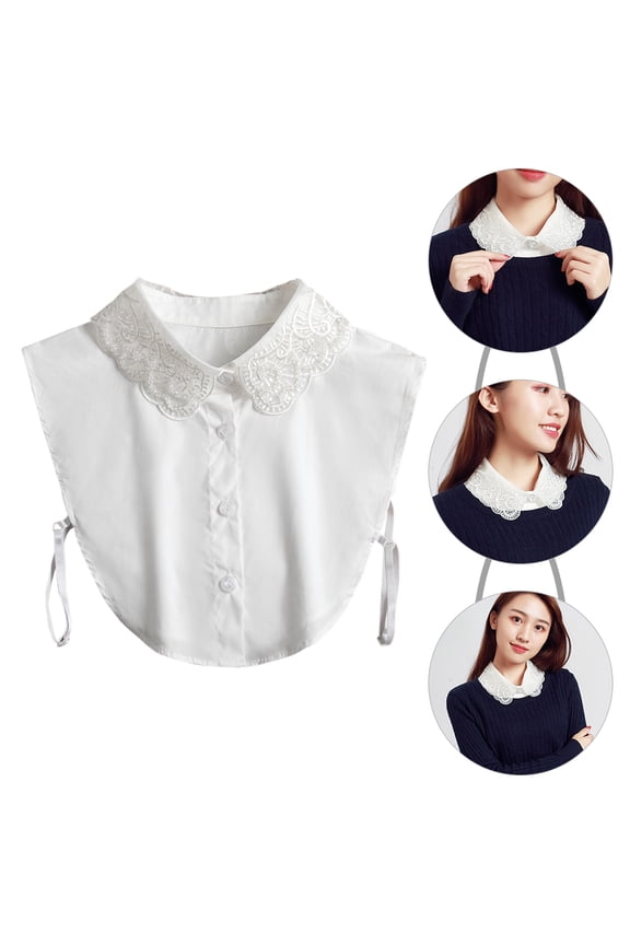 Women's Collar Inserts Cotton 1Set