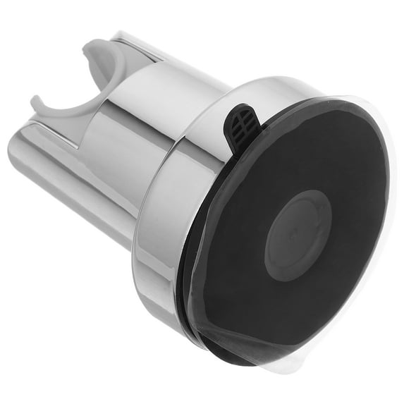 EXHUMKY Silver Suction Cup Showerhead Holder Punch Free Wall Mount Adjustable for Home