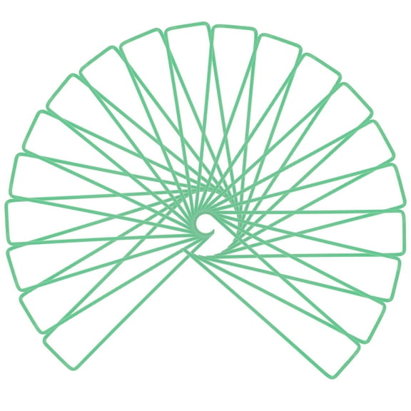 EXHUMKY Gardening Nails for Securing Artificial Grass Landscape Fabric and Netting Green Galvanized Steel Wire 20pcs