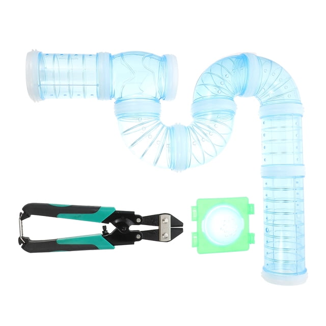 Exhumky Hamster Cage Tube Accessories Assorted Color Abs Pet Tunnel Photo Inspiration