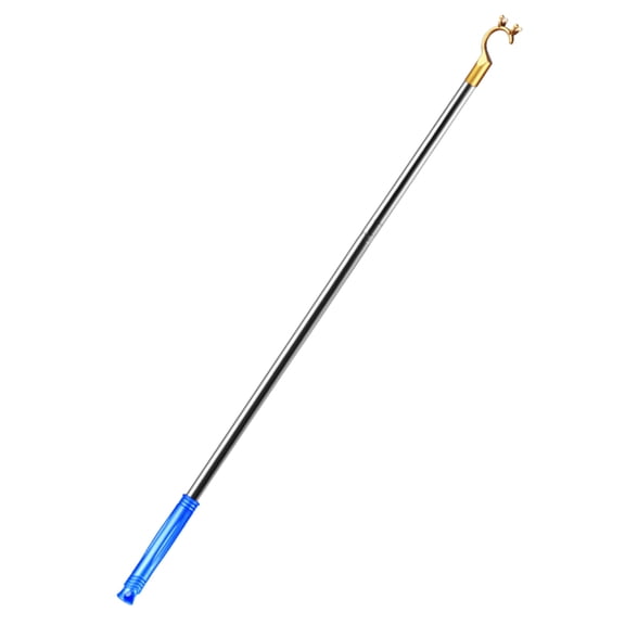 EXHUMKY Sturdy Balcony Clothes Rod Lightweight Aluminum Alloy Clothes Drying Fork