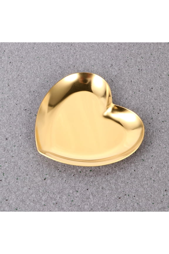 Heart-Shaped Stainless Steel Dish for Women, Home Decor, 1 Set - Perfect Mother's Day Gift