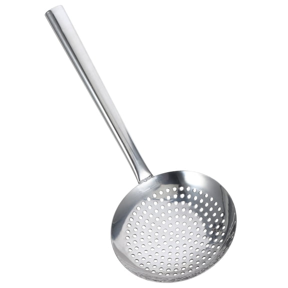 EXHUMKY Stainless Steel Large Slotted Spoon for Kitchen Pasta Straining and Fried Food