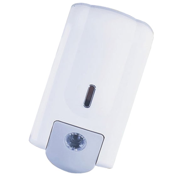 EXHUMKY Wall Mounted Shower Dispenser White Refillable Container for Shampoo Conditioner and Cream Storage