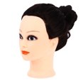 thumbnail image 1 of EXHUMKY Hair Mannequin Practice with High Temperature Fiber for Hair Styling and Training, 1 of 7