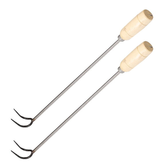 EXHUMKY Heavy Duty Stainless Steel Butcher Meat Hooks 2pcs Non- Kitchen Tools