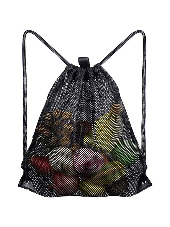 Mesh Drawstring Bag Multifunctional Storage for Adults 1Pack