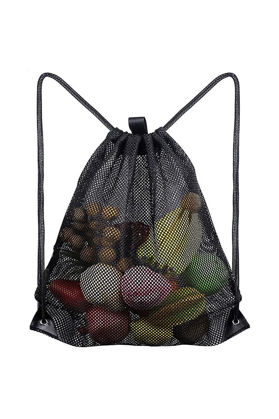 Mesh Drawstring Bag Multifunctional Storage for Adults 1Pack