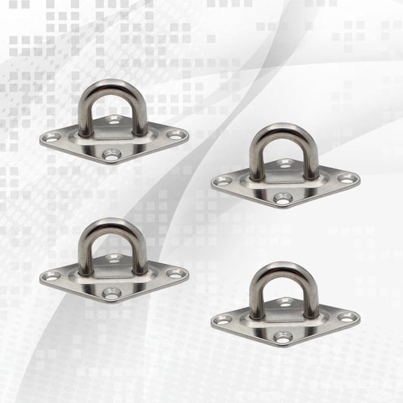 EXHUMKY Metal Latch Buckle Small Hasp for Bathroom Door Latches Hardware Silver Rhombus Design