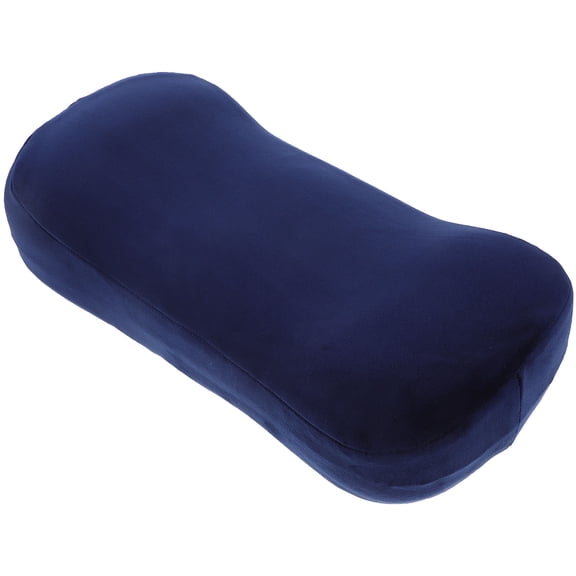EXHUMKY Comfortable Navy Cervical Neck Roll Pillow for Lumbar and Neck Support in Cars, Chairs, and Office Use
