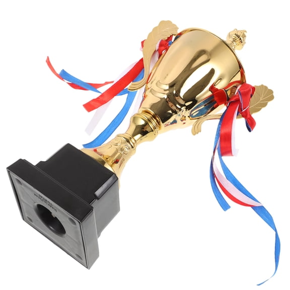 EXHUMKY Plastic Trophy Cup Competition Trophy 1Pack Simple and Elegant Classroom Rewards 11.8X5.1X5.1in
