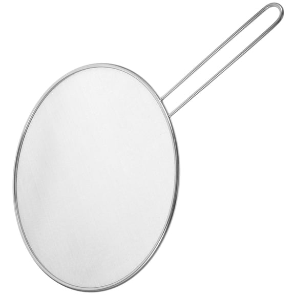EXHUMKY Stainless Steel Mesh Splatter Screen for Pot Lid, Cooking Oil Splash Guard, Kitchen Cooking