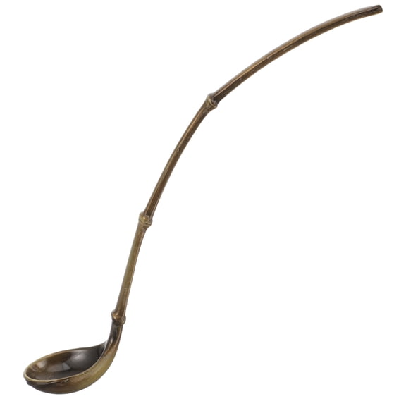 EXHUMKY Tea Ceremony Tea Spoon Alloy Condiment Scoop Craft Enthusiasts Restaurant Use 1Set