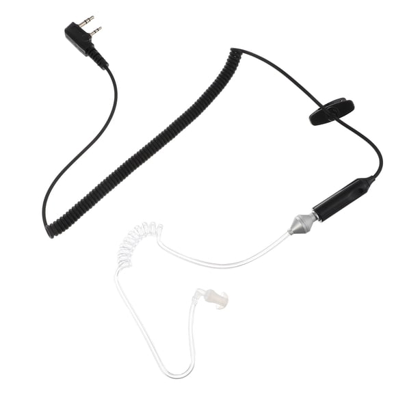 EXHUMKY Pu Material Headset 1Set Assorted Color Covert Acoustic Tube Clear Sound Transmission Small In Ear Earpiece