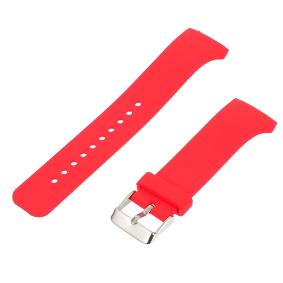 EXHUMKY Comfortable Red Silicone Watch Band Suitable for Meetings and Outdoor Use