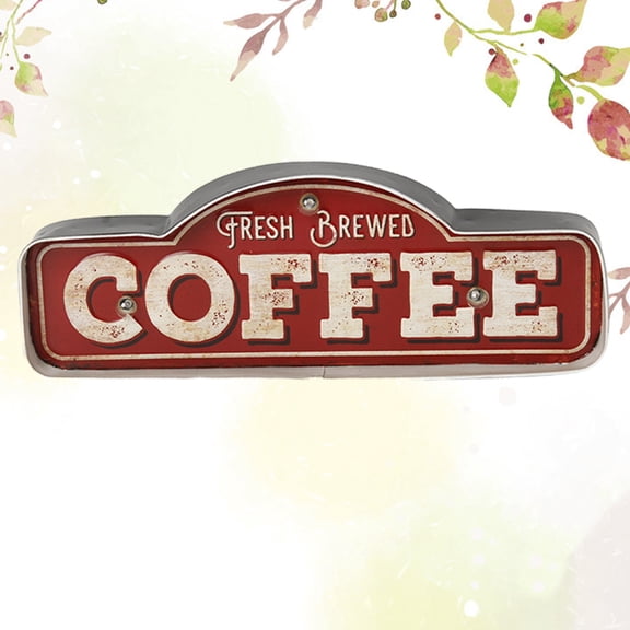 EXHUMKY Retro Industry Wood Wall Lamp Decorative Iron Dark Red Retro Style 1Pack