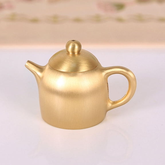 EXHUMKY Creative Ceramic Teapot Home Decor Unique Teapot Craft for Kitchen and Living Room 1 Piece