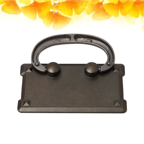 EXHUMKY Bathroom Armrest Safety Hand Rail Black Zinc Alloy Grab Bar Strong Wear Resistant Toilet Safety Bar