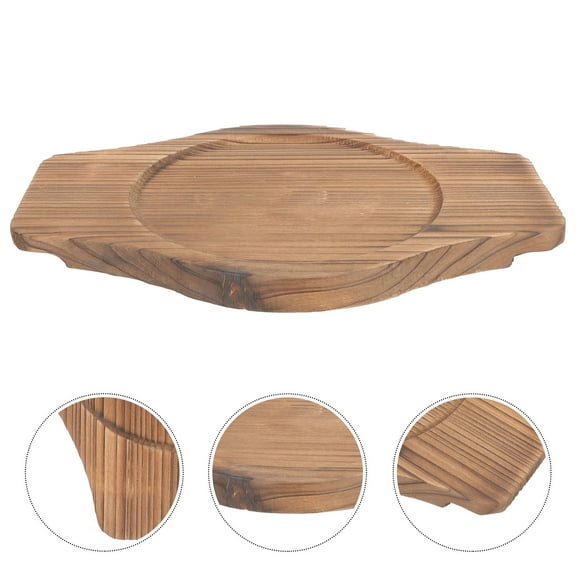 EXHUMKY Serving Tray 1Pack Brown Rectangular Casserole Tray for Heat Resistant and Kitchen Utensil