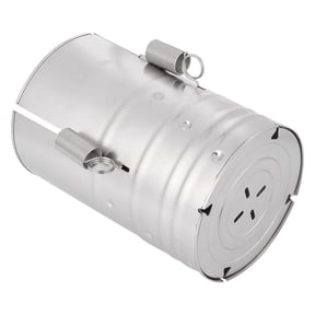 EXHUMKY Round Stainless Steel Ham Press - Multifunctional Meat Cooking Tool for Home Kitchen Use and Food Preparation