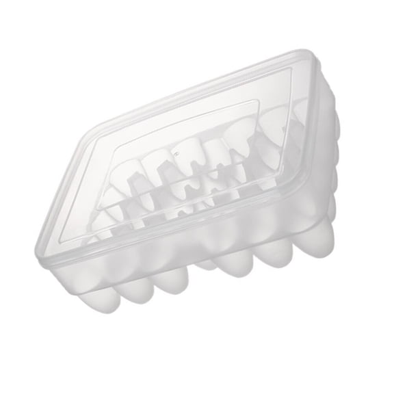 EXHUMKY Plastic Freezer Container with Flexible Design, Space-Saving Storage for Home Kitchen Use