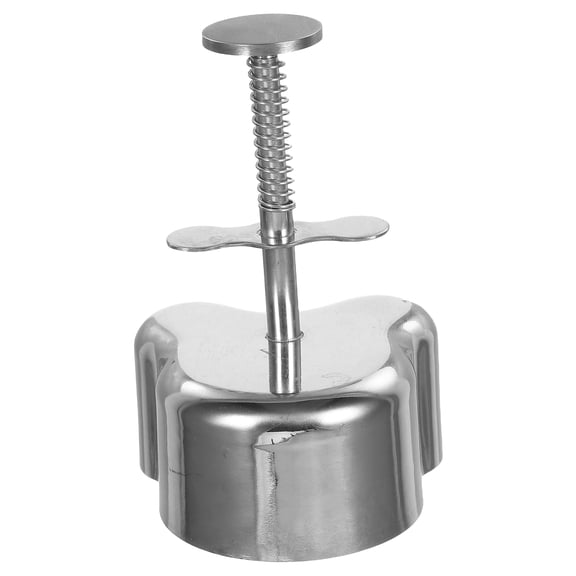 EXHUMKY Stainless Steel Bear Shaped Sushi Mold and Meat Patty Maker for Home Cooking