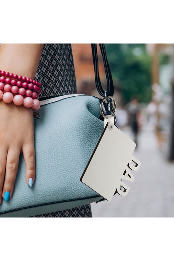 Sublimation Keychain Blanks 5Pcs for Men Diy Projects Heat Transfer