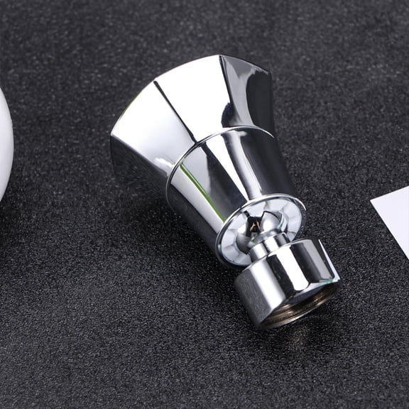 EXHUMKY Silver Kitchen Faucet Aerator Tap Water Saving Flexible Anti Splashing Bubbler