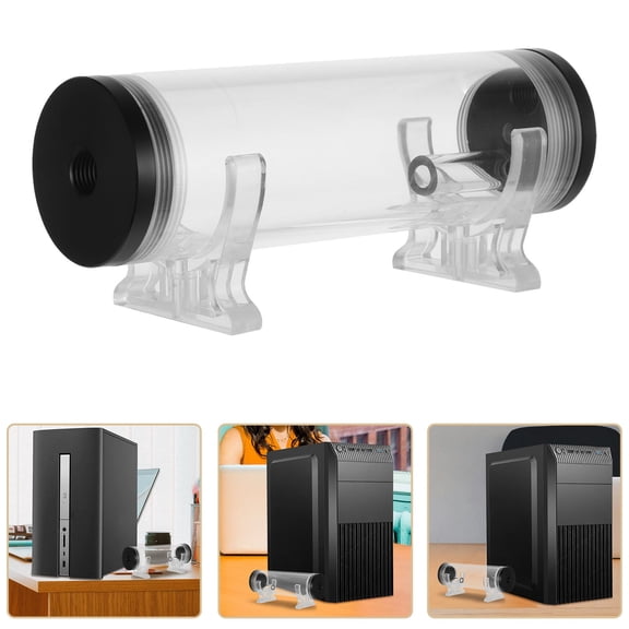 EXHUMKY Cooling System Tank for PC Computer Case Cooling System Black 1Pack