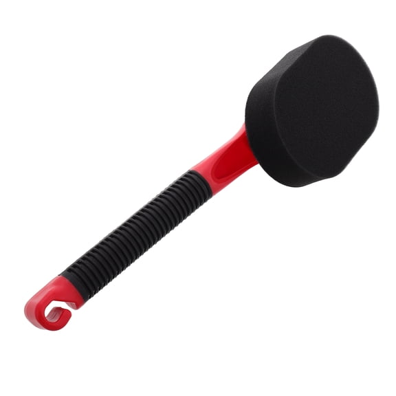 EXHUMKY Multifunctional Car Tire Shine Sponge Pad with Ergonomic Grip Handle