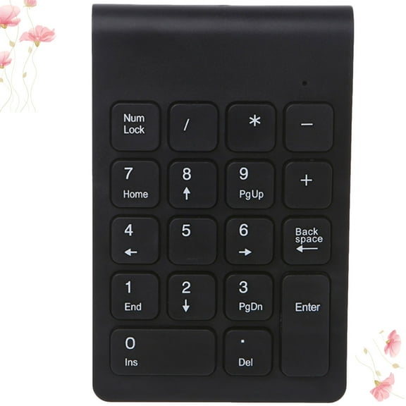 EXHUMKY Back to School Computer Keyboard Usb Powered Numeric Input Black 1Pcs
