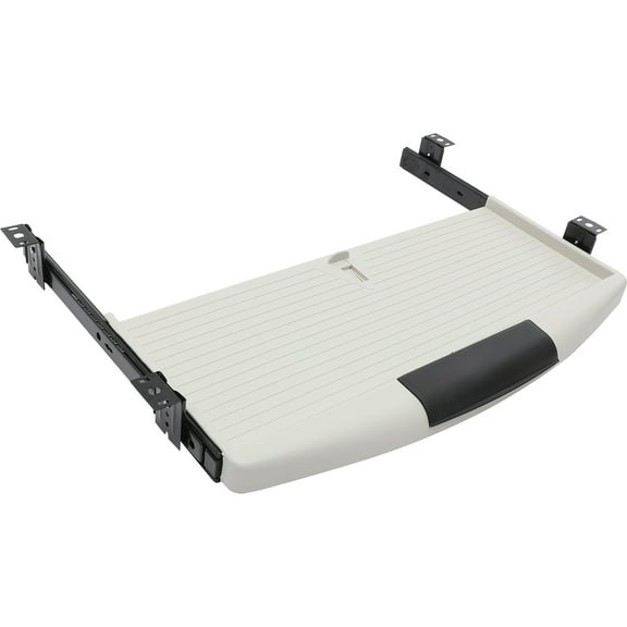 EXHUMKY Under Desk Sliding Drawer 1Pcs in Grey for Keyboard Storage