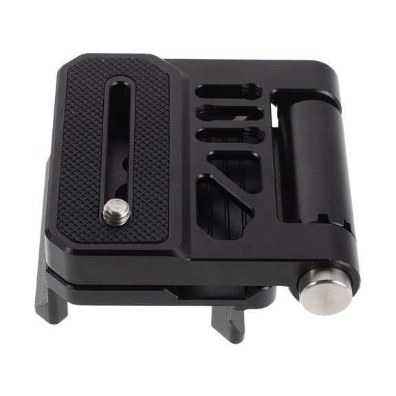 EXHUMKY Universal Black L Bracket Camera Mount with Folding Design and Quick Release Feature