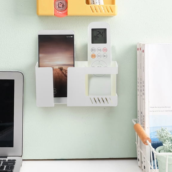 EXHUMKY Wall Charging Station Shelf ABS White for Video Watching and Home Use 1Pack