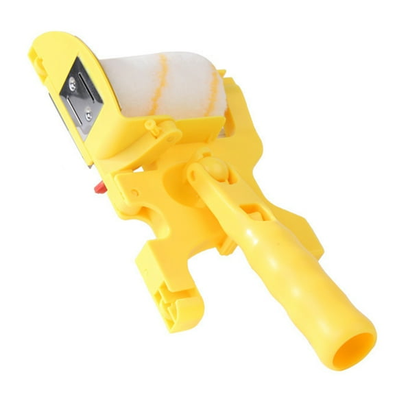 EXHUMKY Wall Repair Tools Roller Brush with Foldable Frame for Clean Edge Paint Application