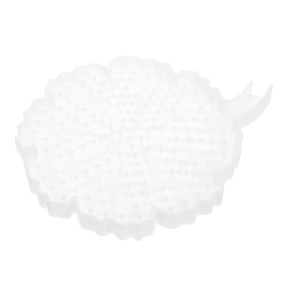 EXHUMKY Silicone Soap Holder White Drainage Design Nodrill Home Bathroom Accessory