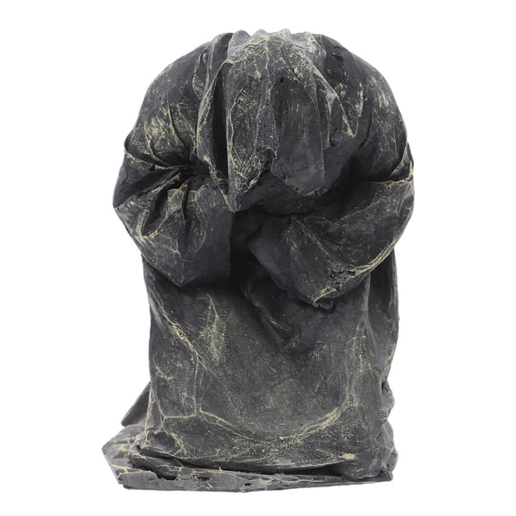 EXHUMKY Unique Resin Figurine Decorative Aquarium Ornament for Fish Tank