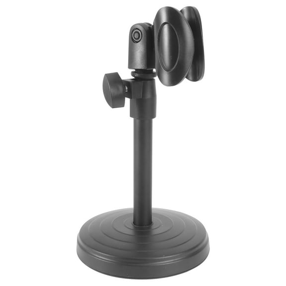 EXHUMKY 1Set Detachable Mic Support with Metal Base Black for Podcast and Streaming