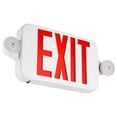 thumbnail image 1 of Sunshine Lighting B3167012 Sunlite LED Emergency Exit Sign with 90 Minute Battery Power Back-Up - 2.4W - 120-277V - White, 1 of 4