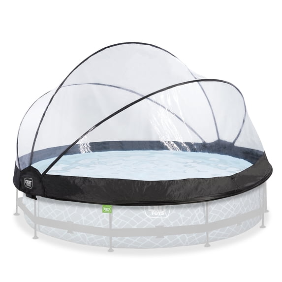 EXIT Toys 12 Foot Round Multifunctional Cover Dome for Outdoor Pools