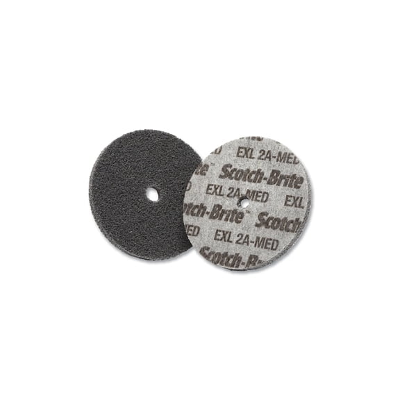 EXL Unitized Deburring Wheel, 3 X 1/4, Medium, Aluminum Oxide