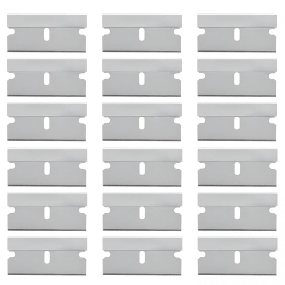 EXLEAF 100 Pcs Single Edge Razor Blades, Scraper Blades for Razor Scraper, Utility Knife
