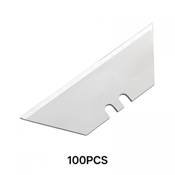 EXLEAF 100 Pcs Utility Knife Blade, High Carbon Steel Box Cutter Blades Refills with Storage Box, Sharp Utility Blades for Box Cutter, Non-Rusting Standard Razor Blade
