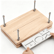 EXLEAF 11.8 X 7.6 Inches Book Press Bookbinding Press Book Binding Kits|Book Binding Press Wood Press Book Binding Materials Tools for Diy Bookbinding Books Making